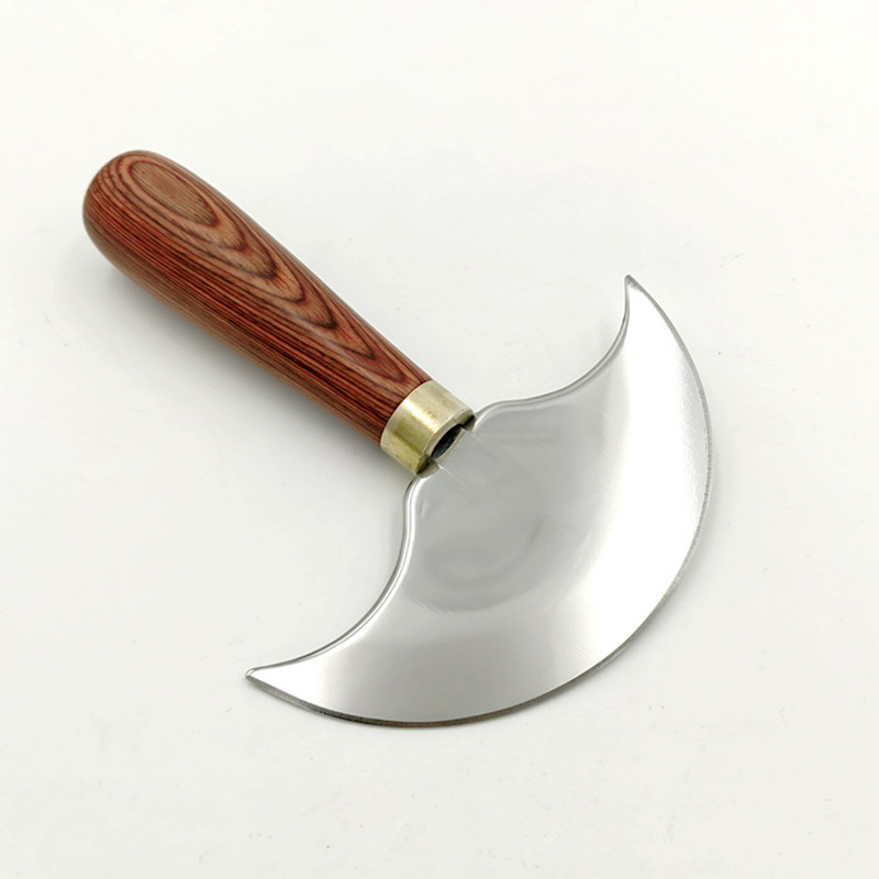 Round Knife Leatherwork - Professional หนังมีด 90 มม./120 มม.ครึ่งรอบใบมีด DIY
