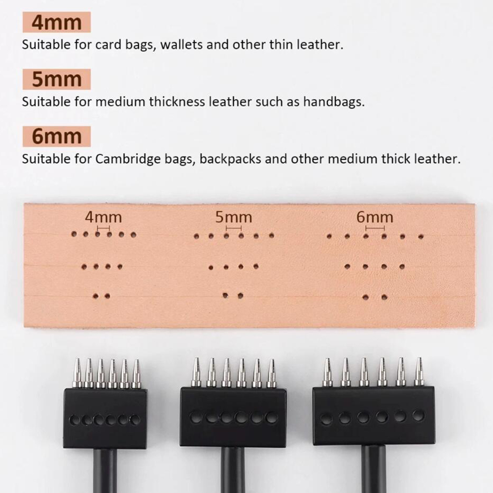 ชุดเครื่องมือเจาะรูหนังแบบง่าม - Rivet Setter Tool บทวิจารณ์และราคา