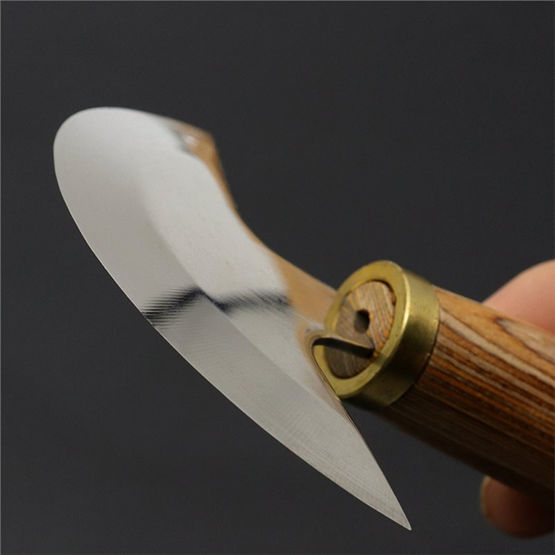 AB41-ด้ามไม้สำหรับมีดงานหนัง-ห - Round Knife Leatherwork บทวิจารณ์และราคา