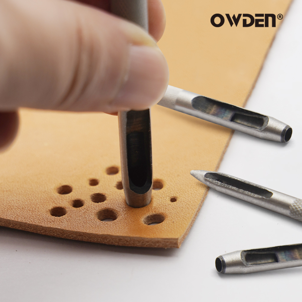 6pcs หนังเจาะรูเครื่องมือเหล็ก - Rivet Setter Tool บทวิจารณ์และราคา