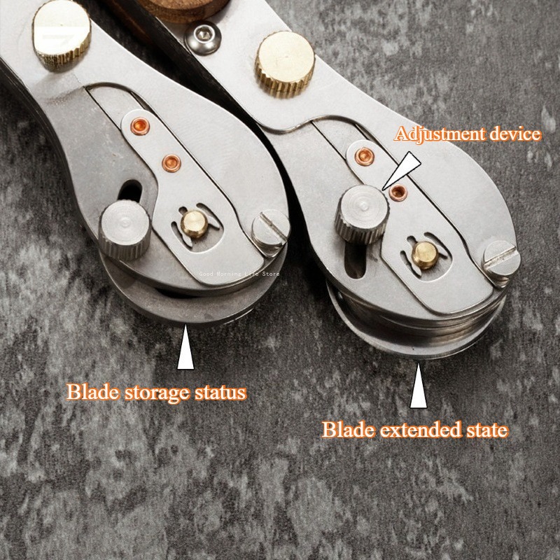 มีดกลิ้งโลหะขนาดเล็ก สแตนเลส ใ - Round Knife Leatherwork บทวิจารณ์และราคา