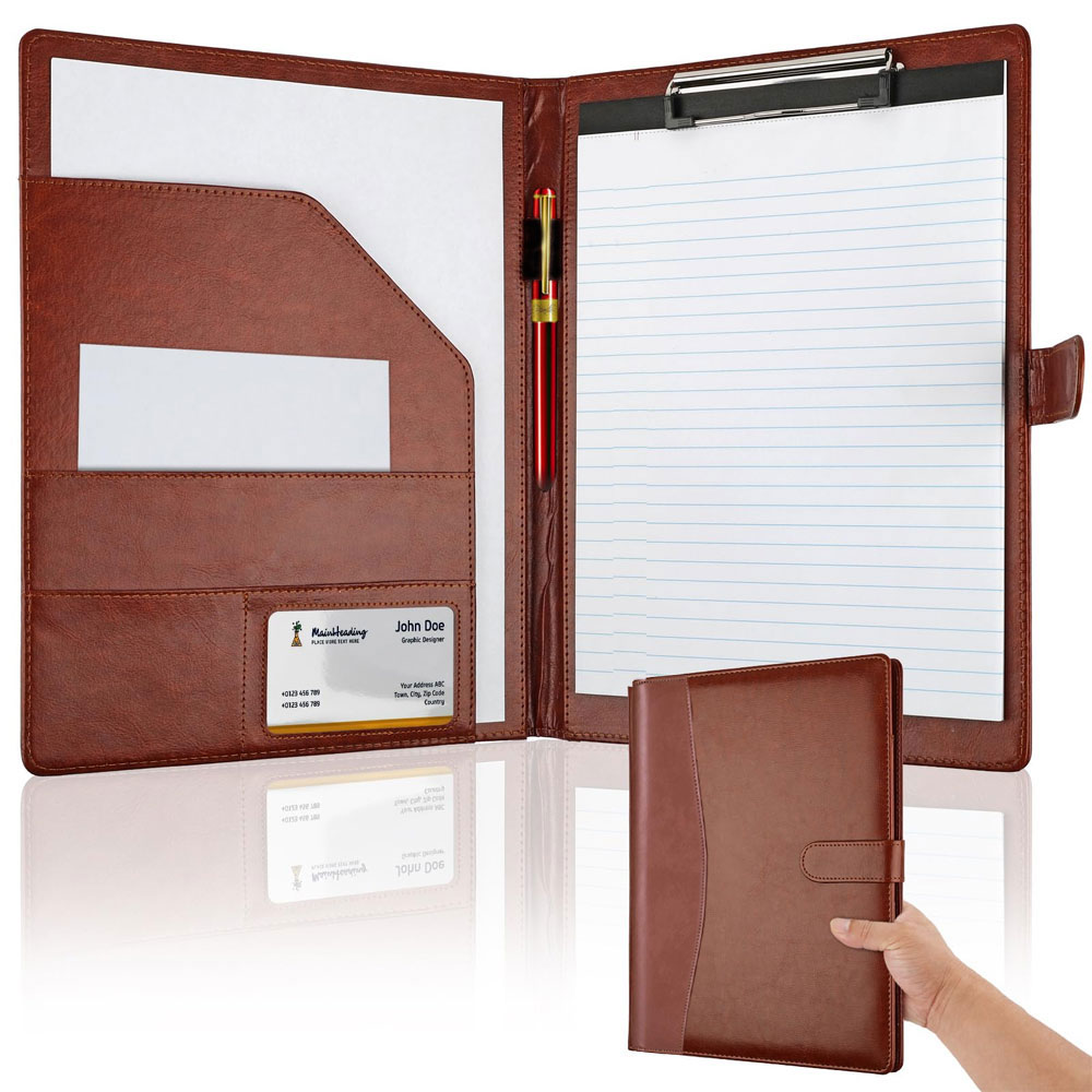 แฟ้มหนังอเนกประสงค์พร้อมปกแผ่น - Leather Work Folder บทวิจารณ์และราคา