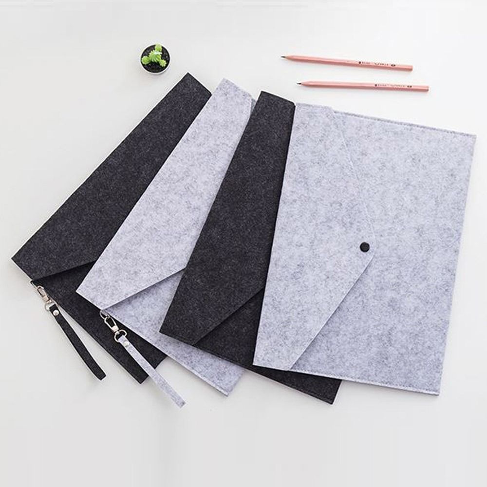 แฟ้มเอกสารผ้าสักหลาดทนทาน A4 พ - Leather Work Folder บทวิจารณ์และราคา