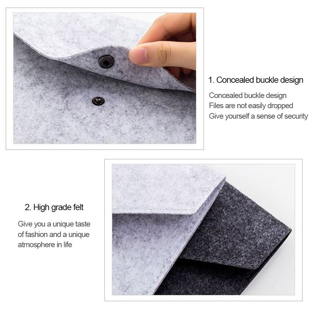 แฟ้มเอกสารผ้าสักหลาดทนทาน A4 พ - Leather Work Folder บทวิจารณ์และราคา