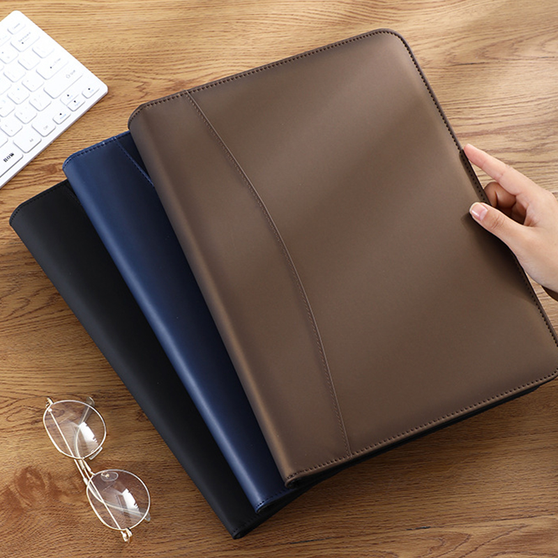 มัลติฟังก์ชั่น A4/A5 หนัง PU P - Leather Work Folder บทวิจารณ์และราคา
