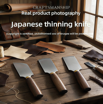 มีดสกีวิ่งญี่ปุ่น ด้ามไม้วอลนั - Round Knife Leatherwork บทวิจารณ์และราคา